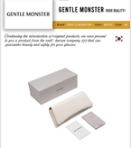 عینک آفتابی جنتل مانستر GENTLE MONSTER